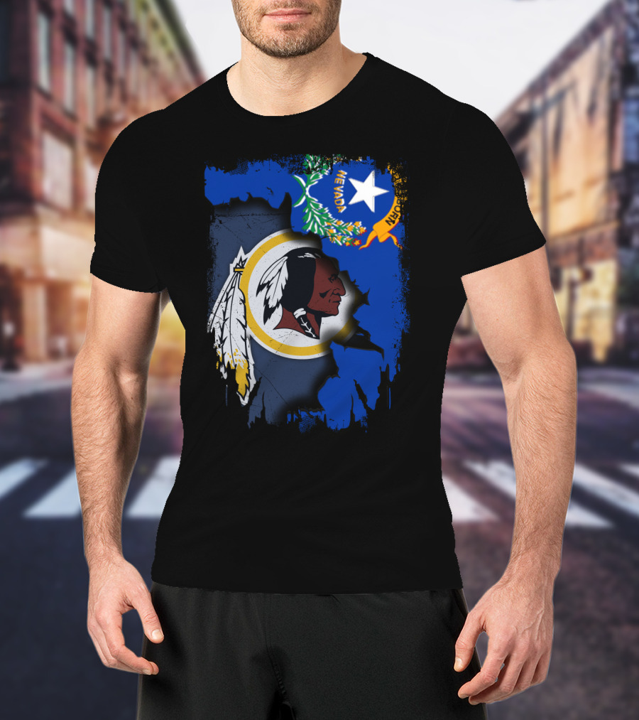 Nevada Pride With Washington Redskins T-Shirt