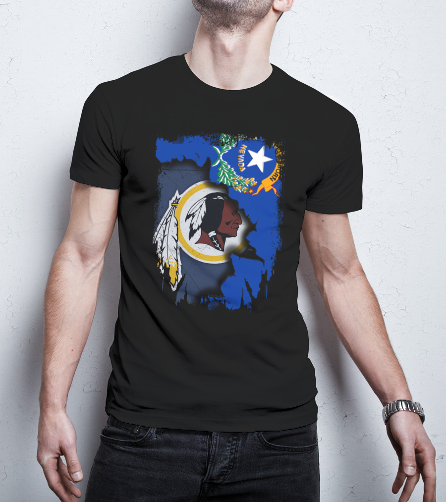 Nevada Pride With Washington Redskins T-Shirt