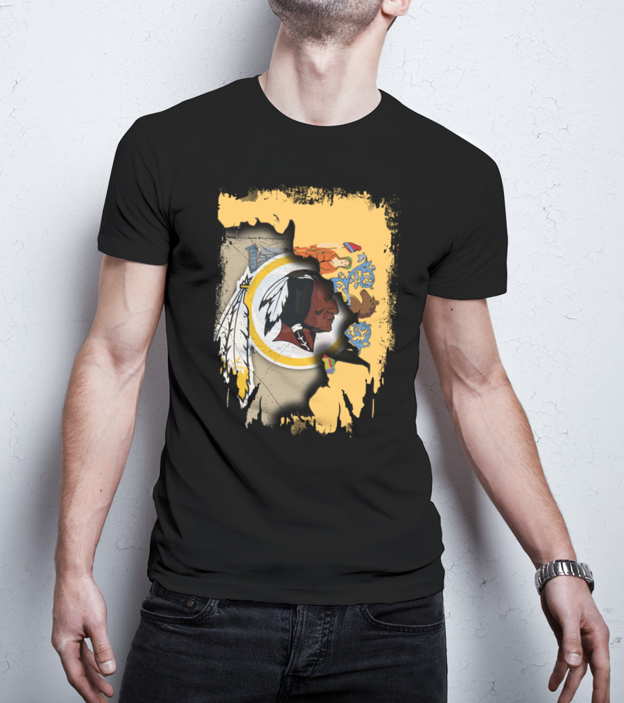 New Jersey And Redskins Unity Collaboration T-Shirt