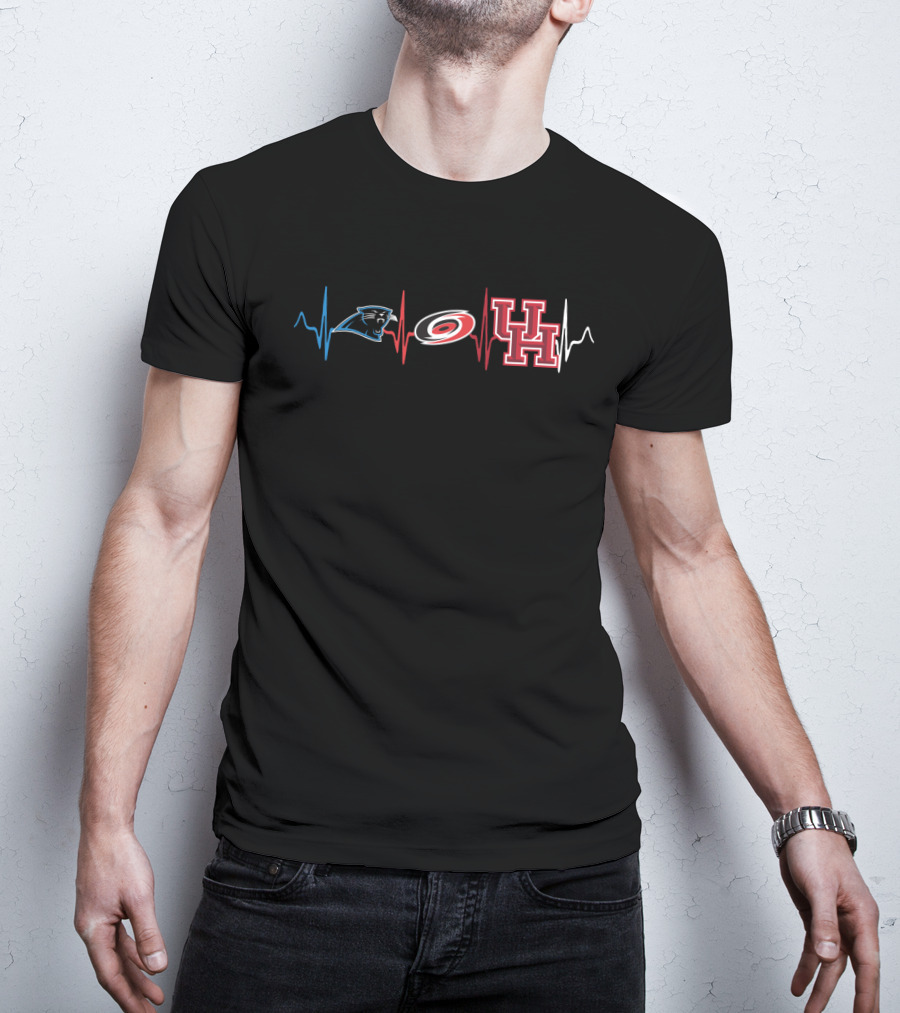 Panthers Hurricanes Uh Heartbeat T-Shirt