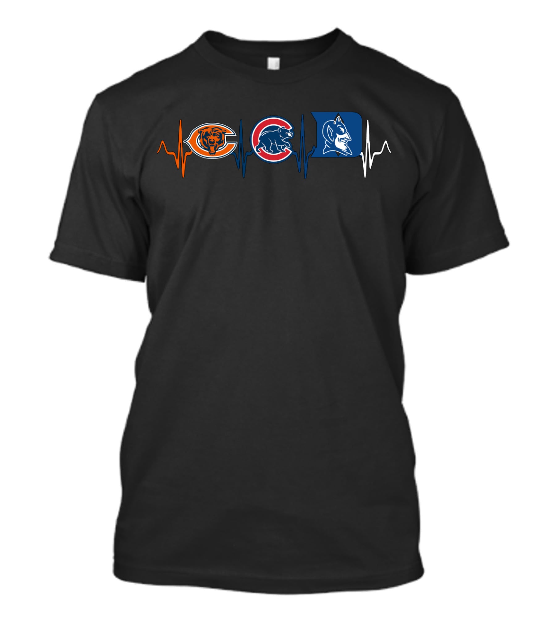 Love Bears Cubs Duke Dbd Heartbeat T-Shirt