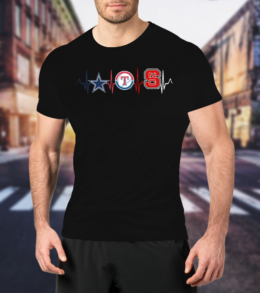 Cowboys Rangers Ncs Heartbeat T-Shirt