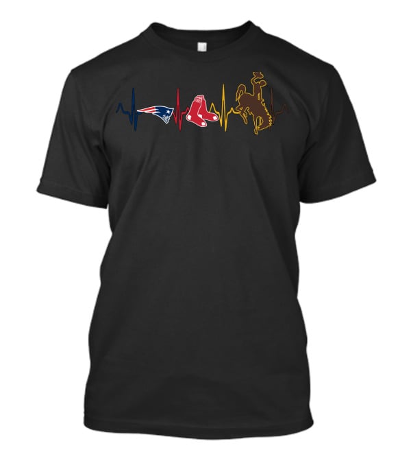 Patriots Heartbeat Red Sox Wc Cowboys T-Shirt