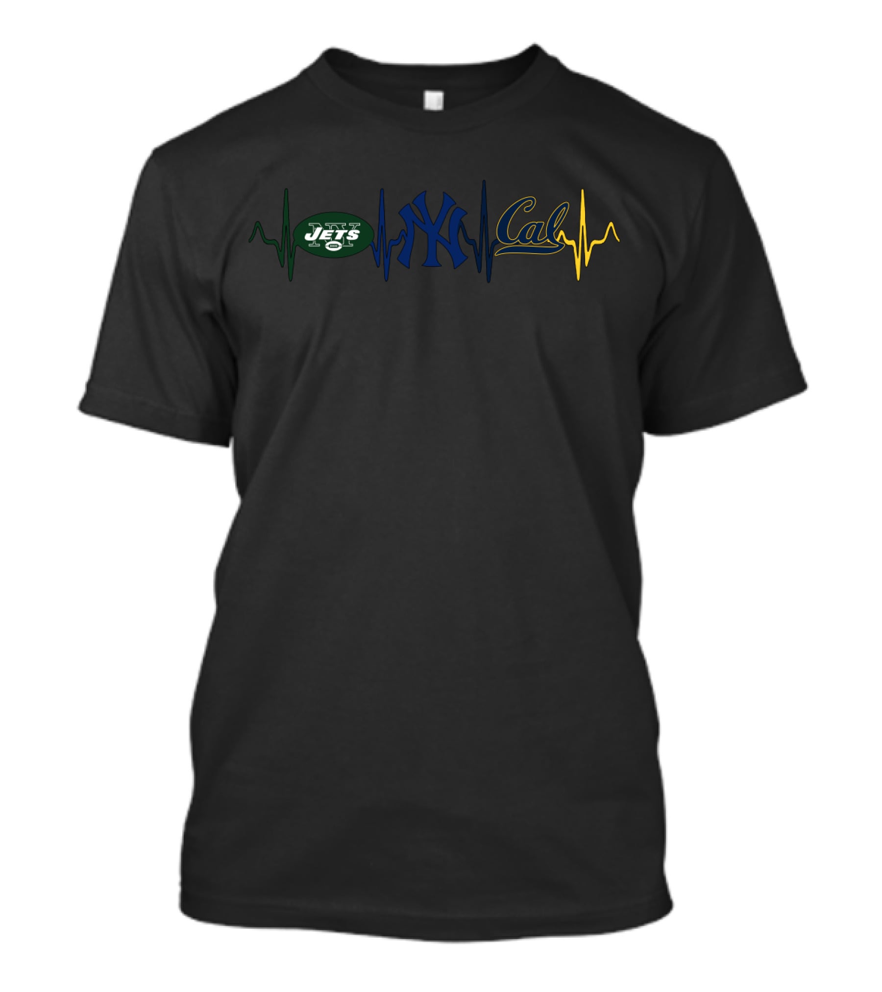 Jets Yankees Cal Heartbeat Cgb T-Shirt