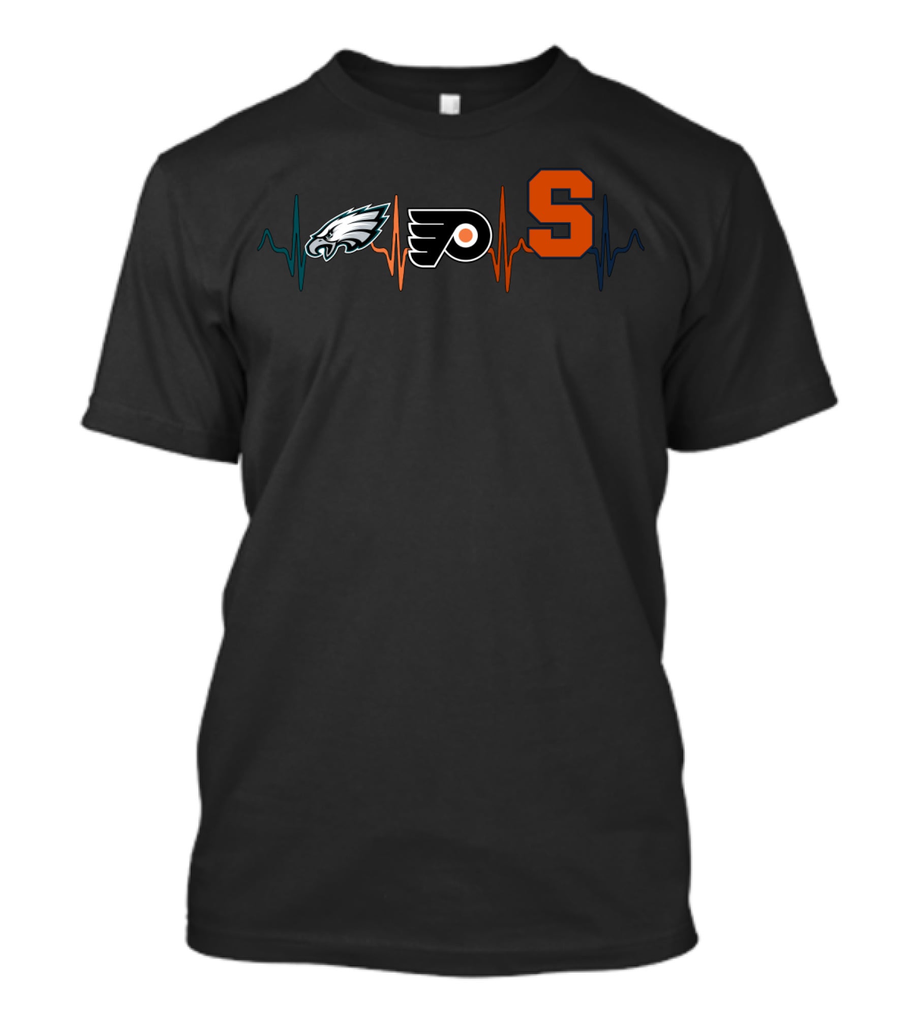 Philadelphia Eagles Flyers Syracuse Pulse T-Shirt