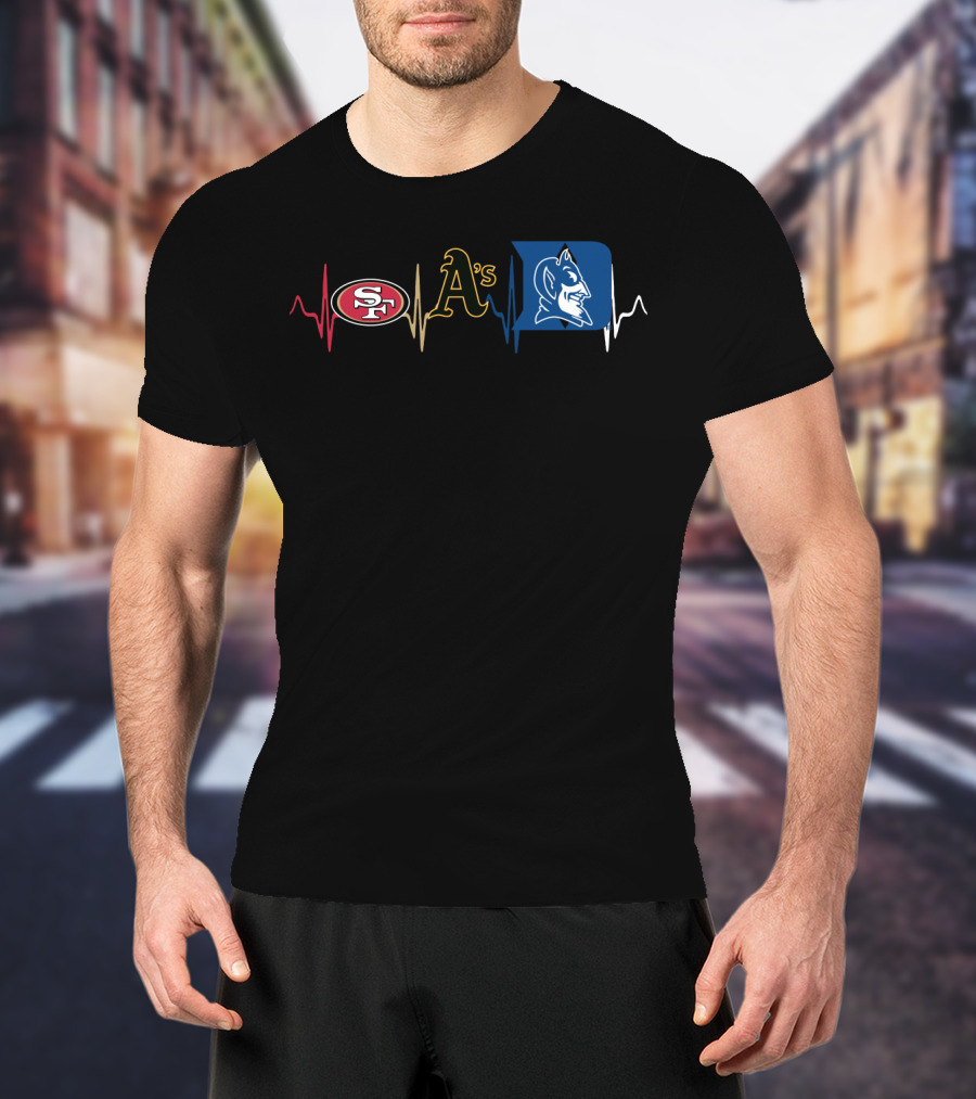 49ers Athletics Duke Heartbeat T-Shirt