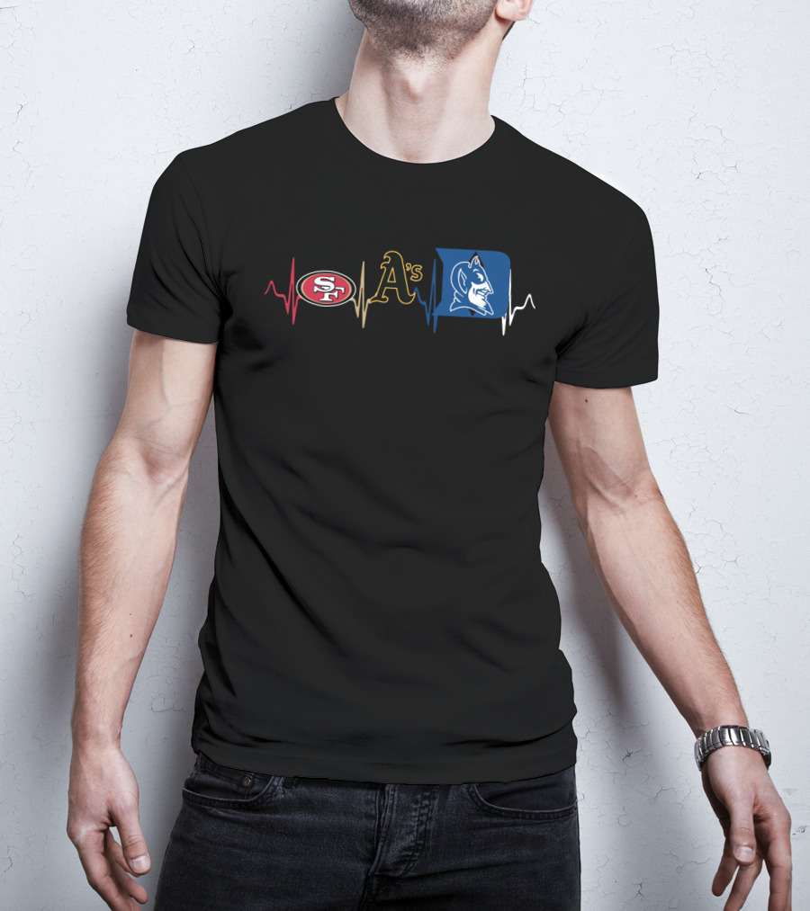 49ers Athletics Duke Heartbeat T-Shirt