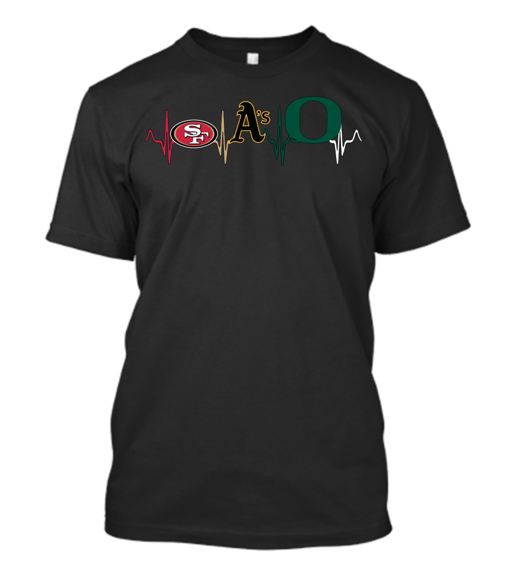 Love 49ers Athletics Oregon Od T-Shirt