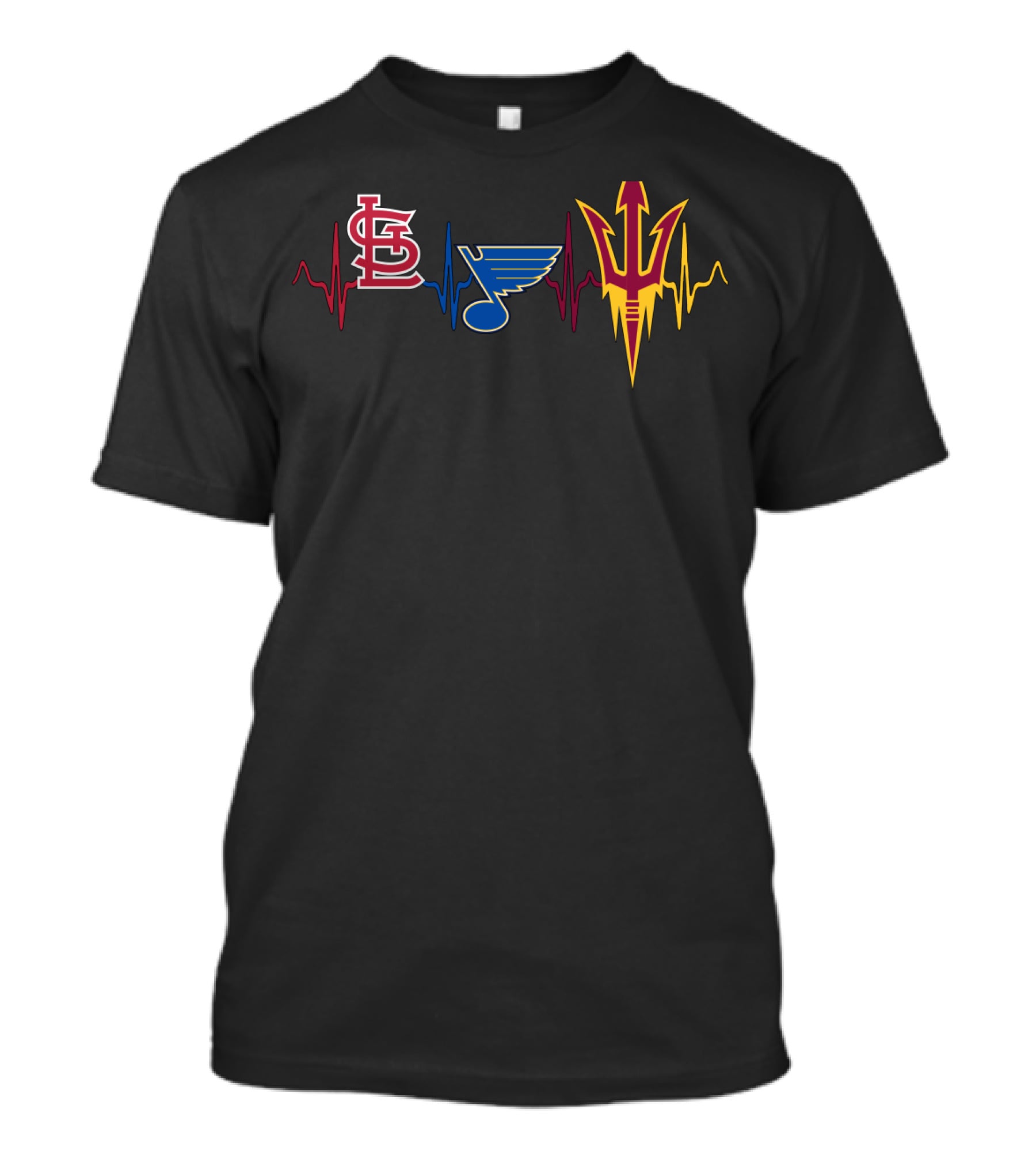 Love St. Cardinals St. Louis Blues Arizona State T-Shirt