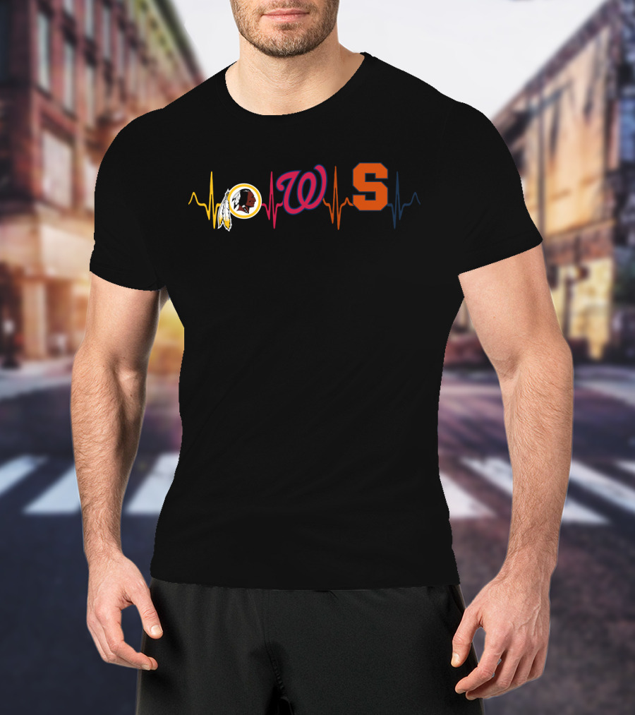 Redskins Nationals Syracuse Heartbeat T-Shirt