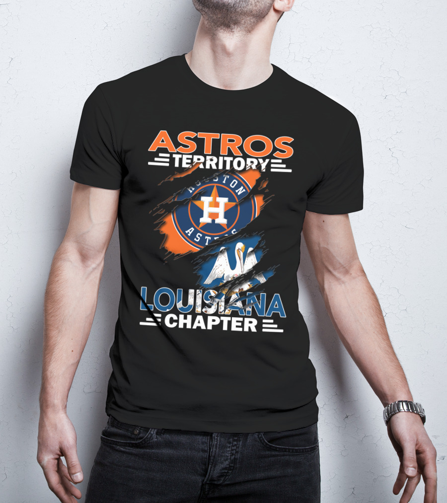 Astros Territory Houston Astros Louisiana Chapter T-Shirt
