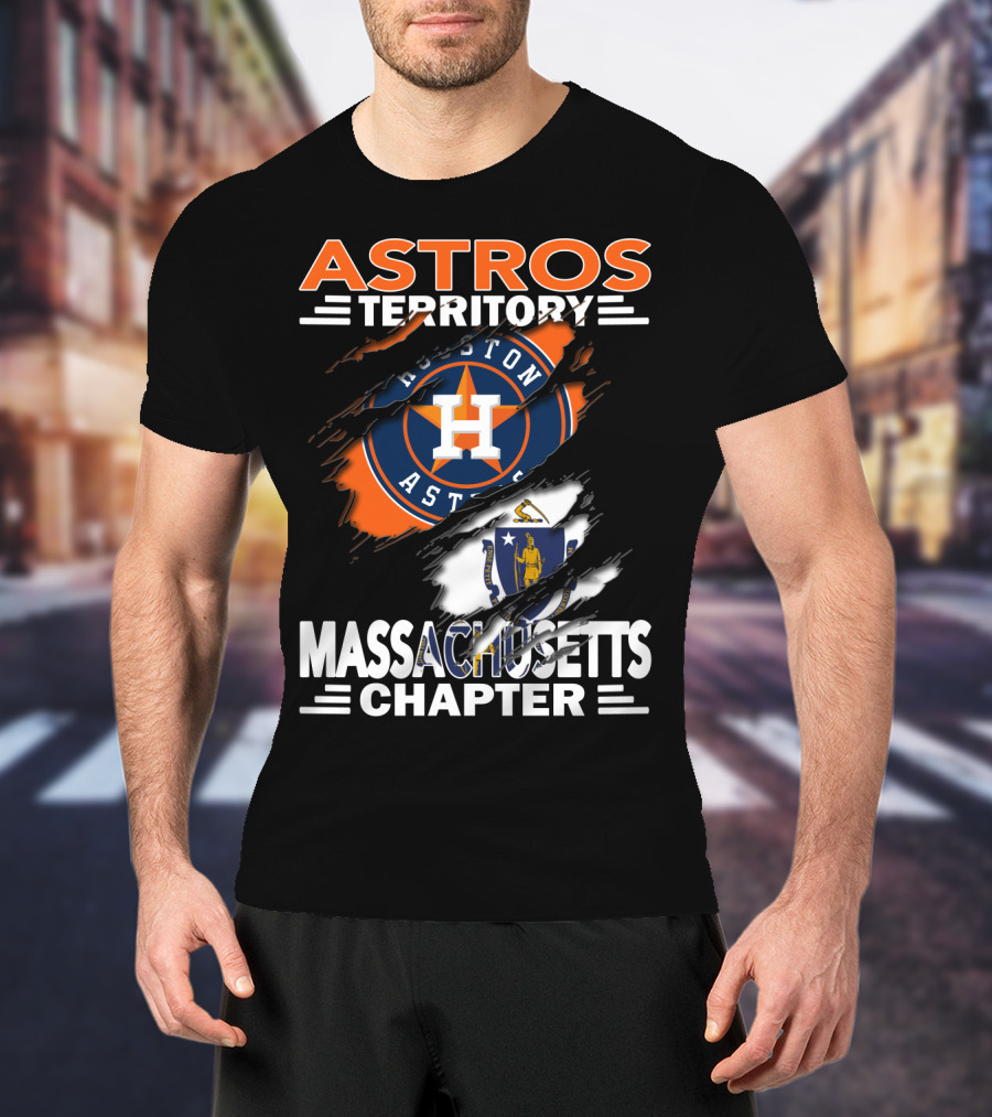 Astros Territory Houston Astros Massachusetts Chapter T-Shirt