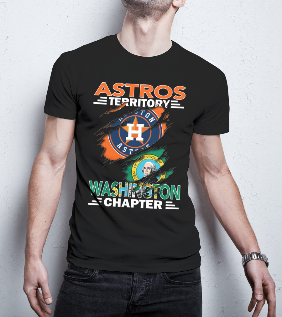 Astros Territory Washington Chapter Houston Astros Seal Of Washington T-Shirt