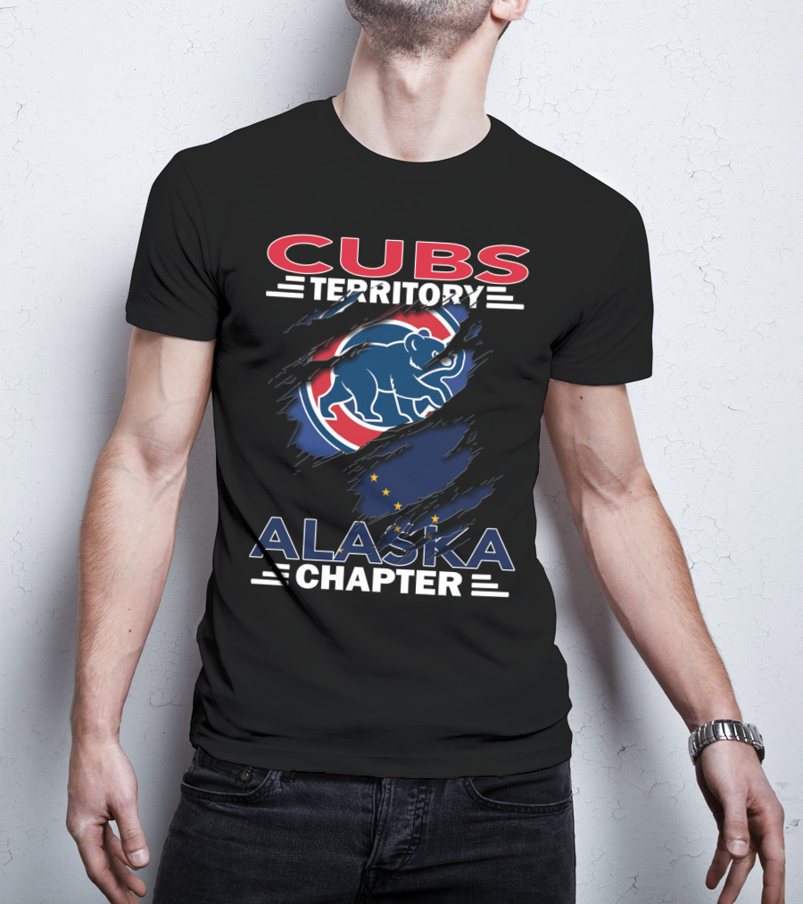 Cubs Territory Alaska Chapter Flag Bear T-Shirt