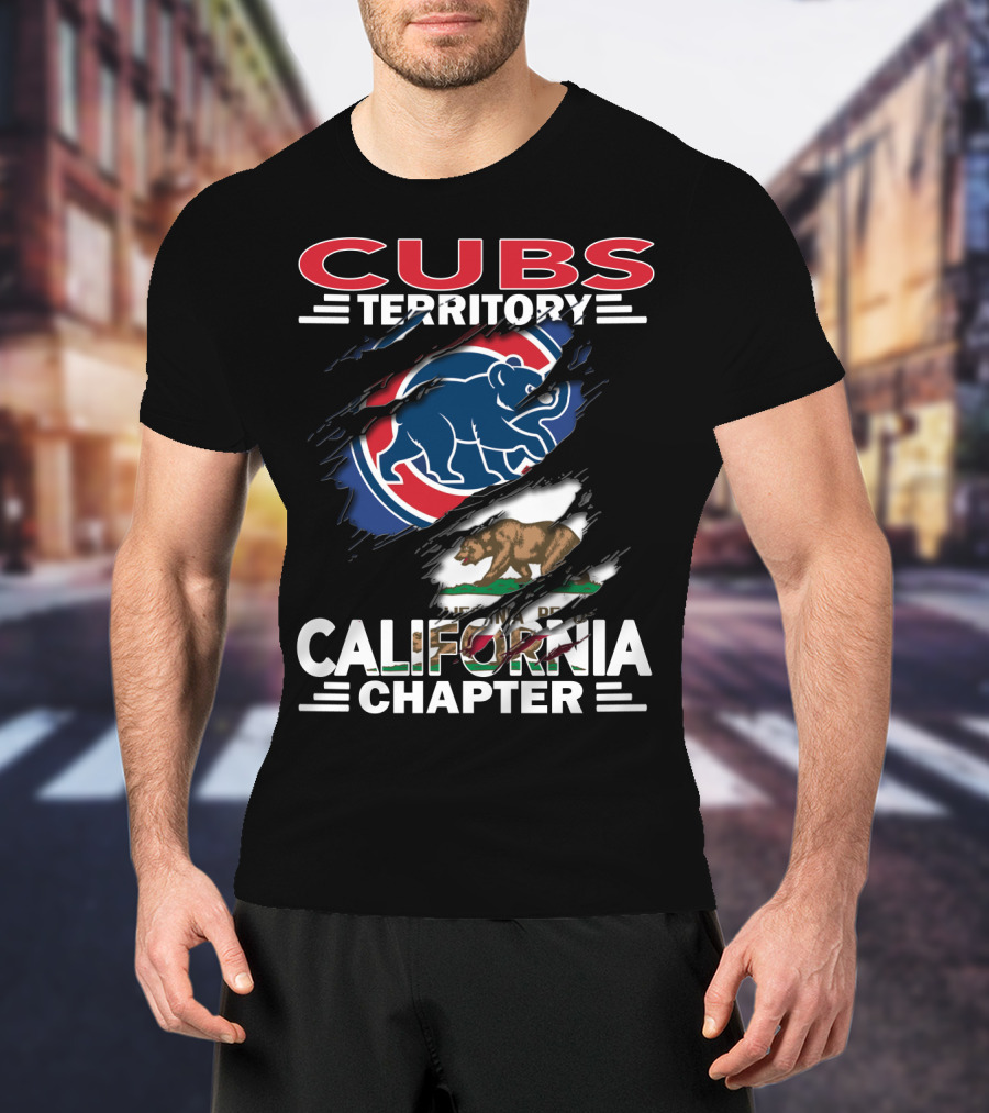 Cubs Territory California Chapter Bear Flag T-Shirt