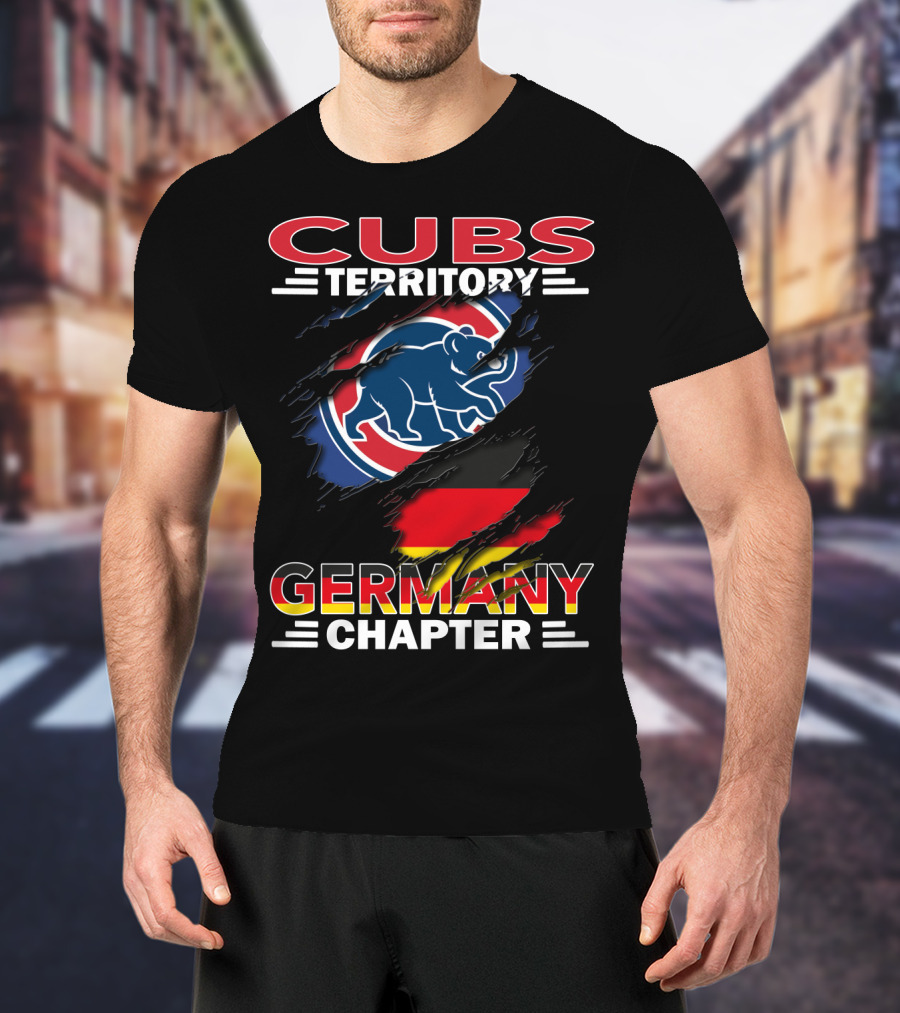 Cubs Territory Germany Chapter Flag And Bear Emblem T-Shirt