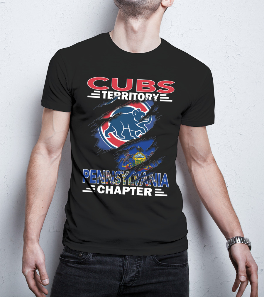 Cubs Territory Pennsylvania Chapter Scratch T-Shirt