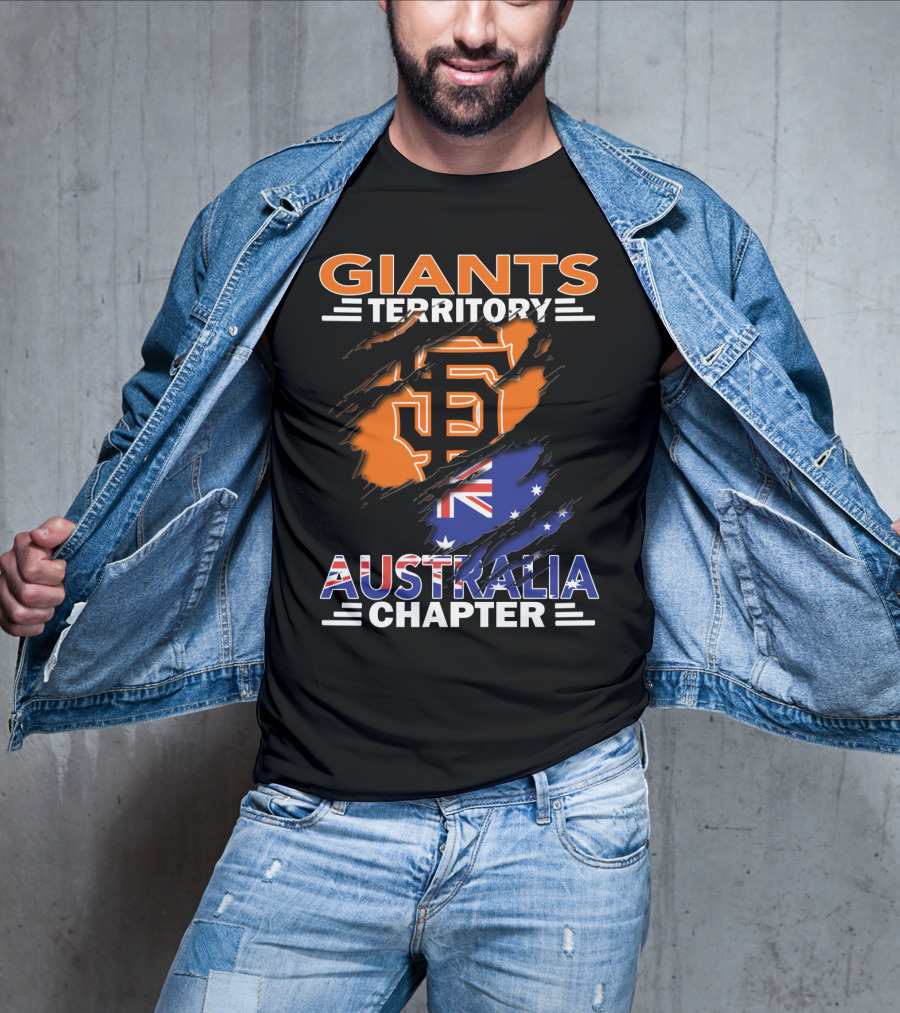 Giants Territory Australia Chapter San Francisco Giants Flag T-Shirt