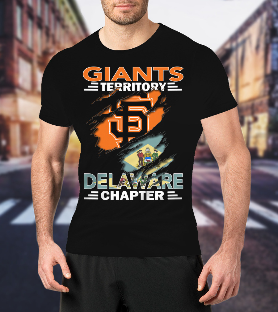 Giants Territory San Francisco Logo Delaware Chapter T-Shirt