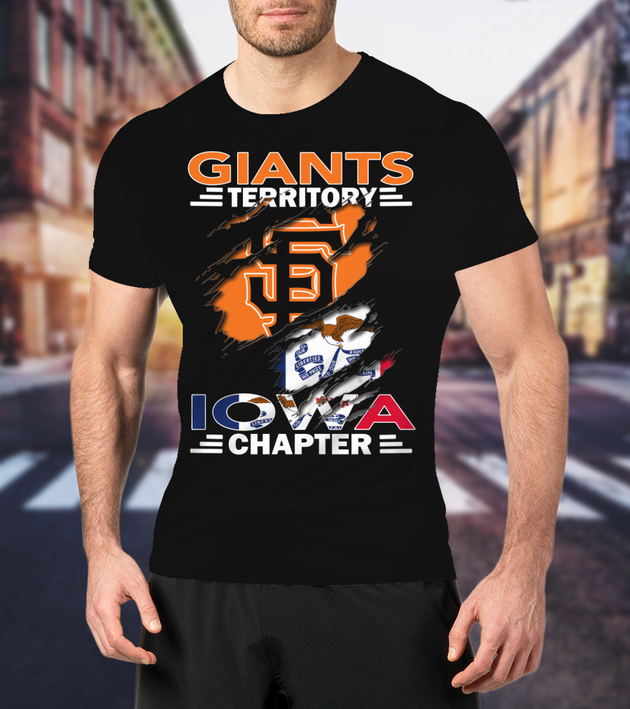 Giants Territory Iowa Chapter San Francisco Giants Fan Group Baseball Community T-Shirt