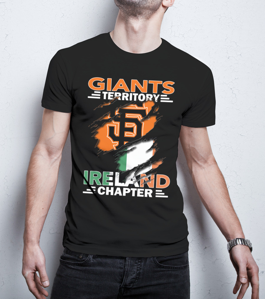 Giants Territory Ireland Chapter Sf Giants Irish Flag T-Shirt