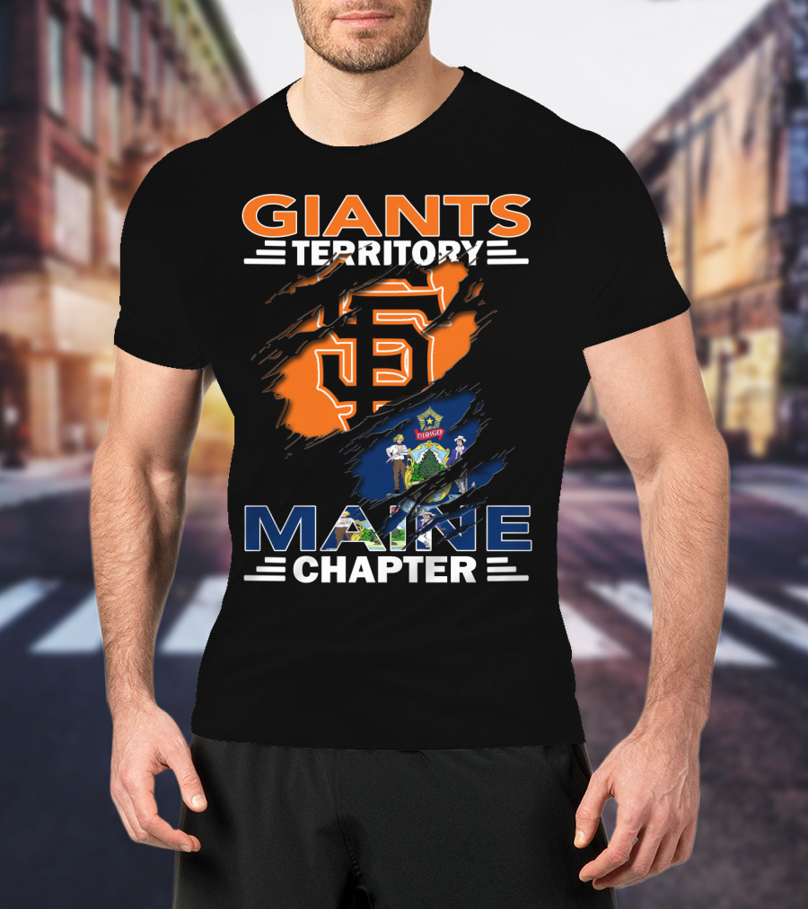 San Francisco Giants Territory Maine Chapter T-Shirt