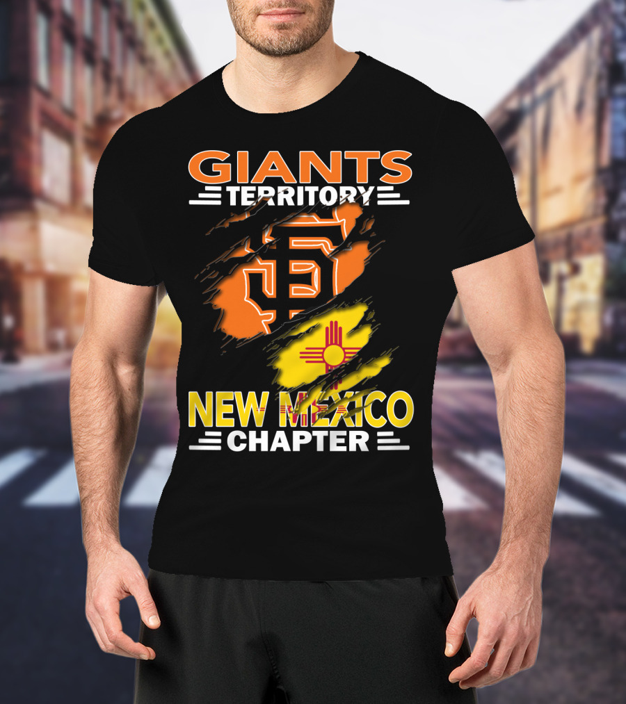 Giants Territory New Mexico Chapter Sf Logo Zia Symbol T-Shirt