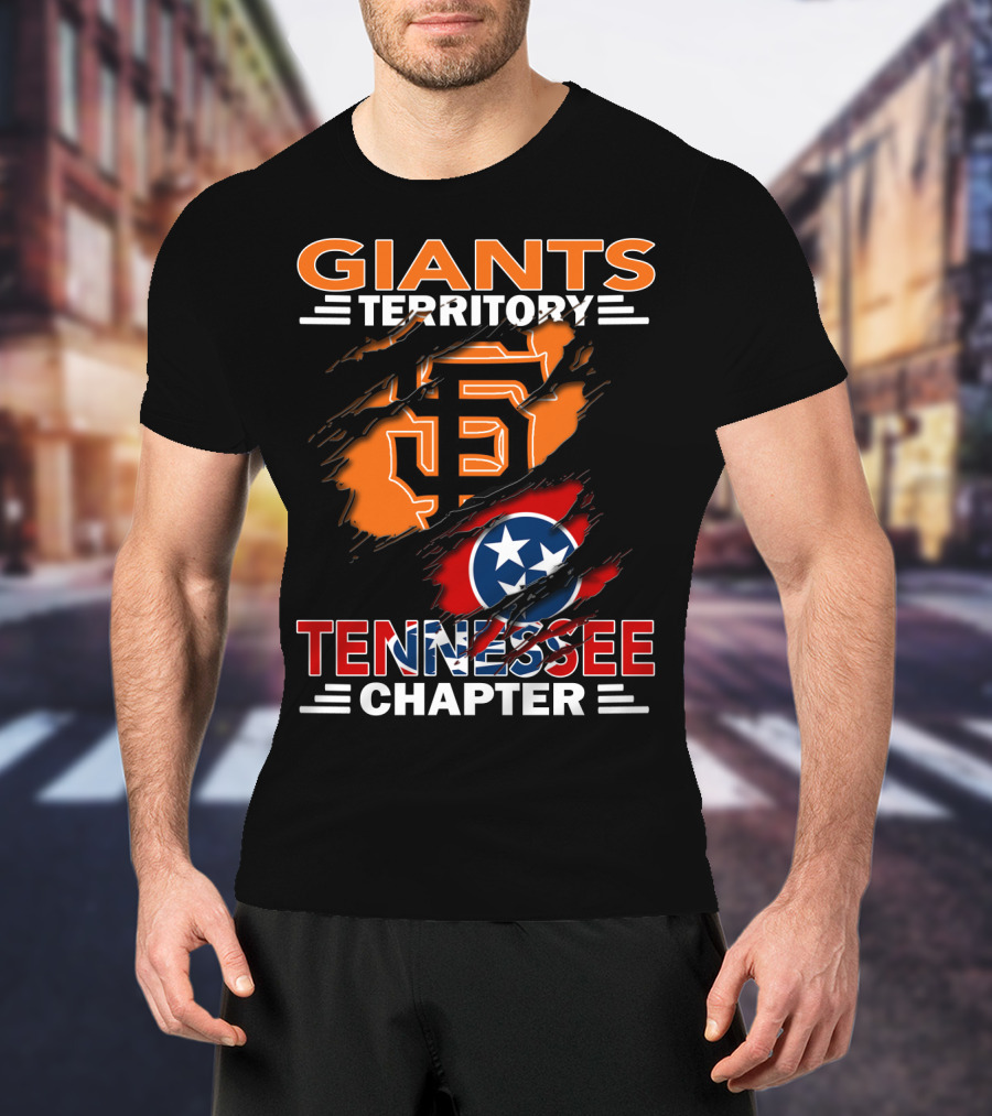 Giants Territory Sf Emblem Tennessee Chapter T-Shirt