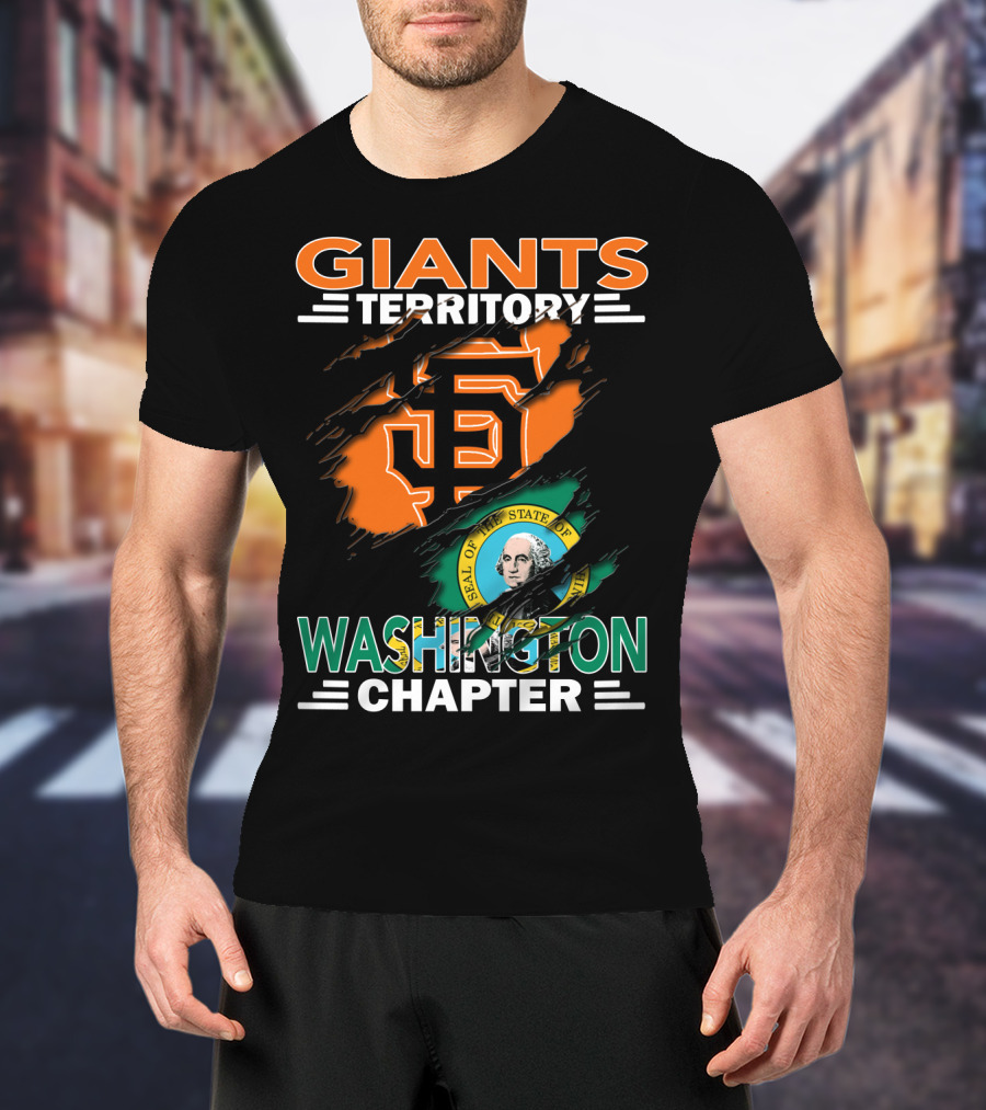 Giants Territory Washington Chapter State Seal T-Shirt