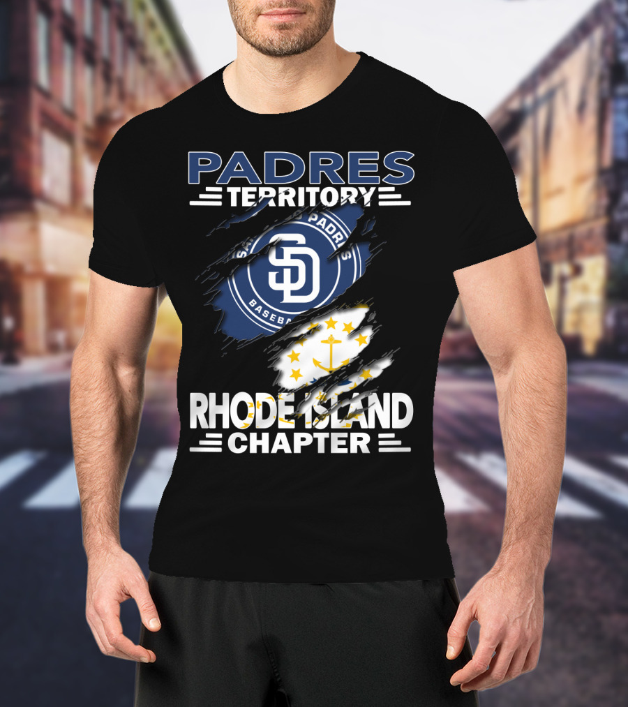 Padres Territory San Diego Baseball Rhode Island Chapter T-Shirt