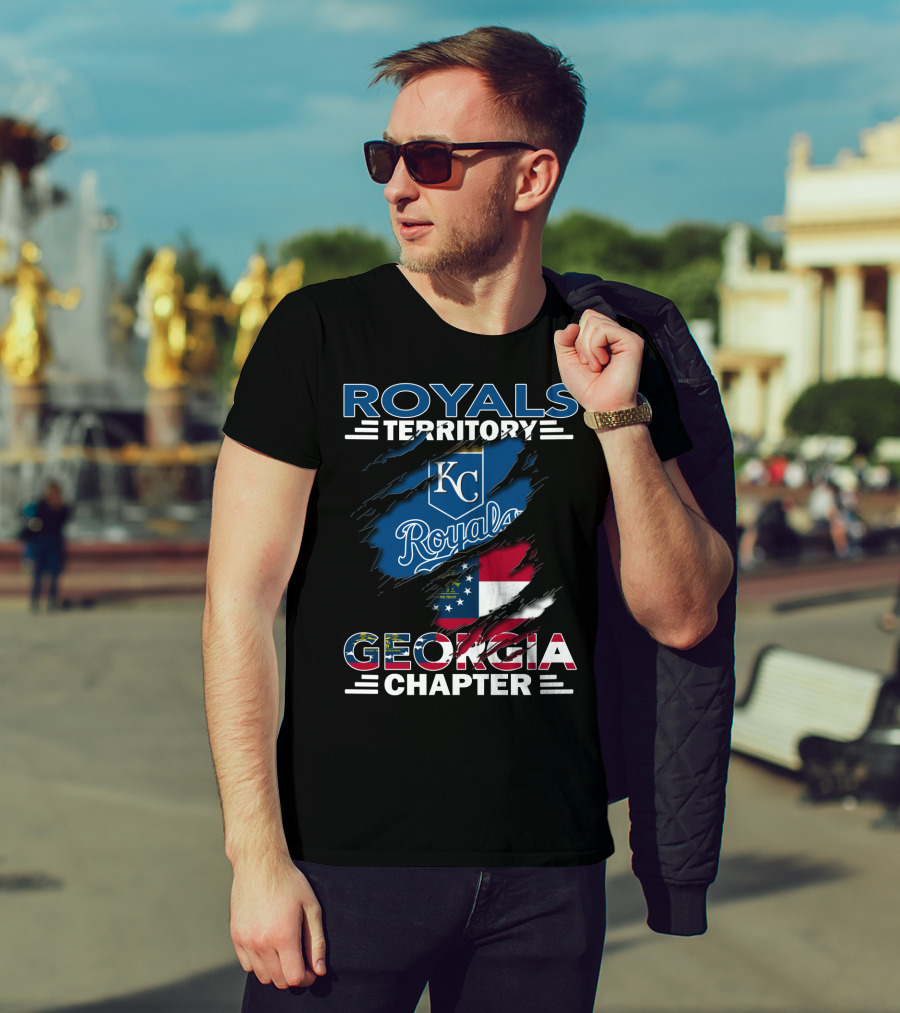 Royals Territory Georgia Chapter KC Flag T-Shirt