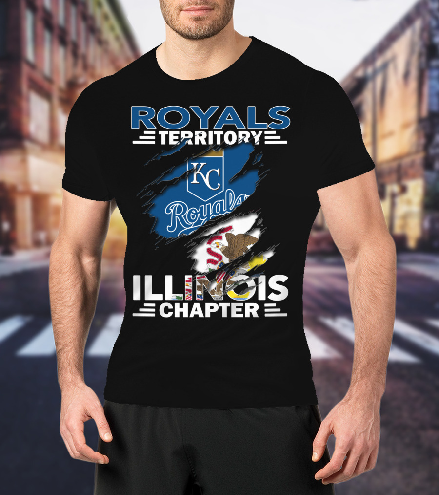 Royals Territory KC Illinois Chapter Badge T-Shirt