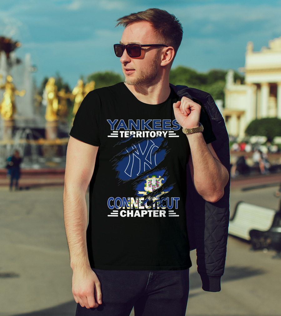Yankees Territory Connecticut Chapter NY Logo State Pride T-Shirt