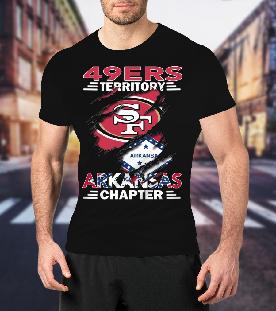 49ers Territory SF Logo Arkansas Chapter T-Shirt