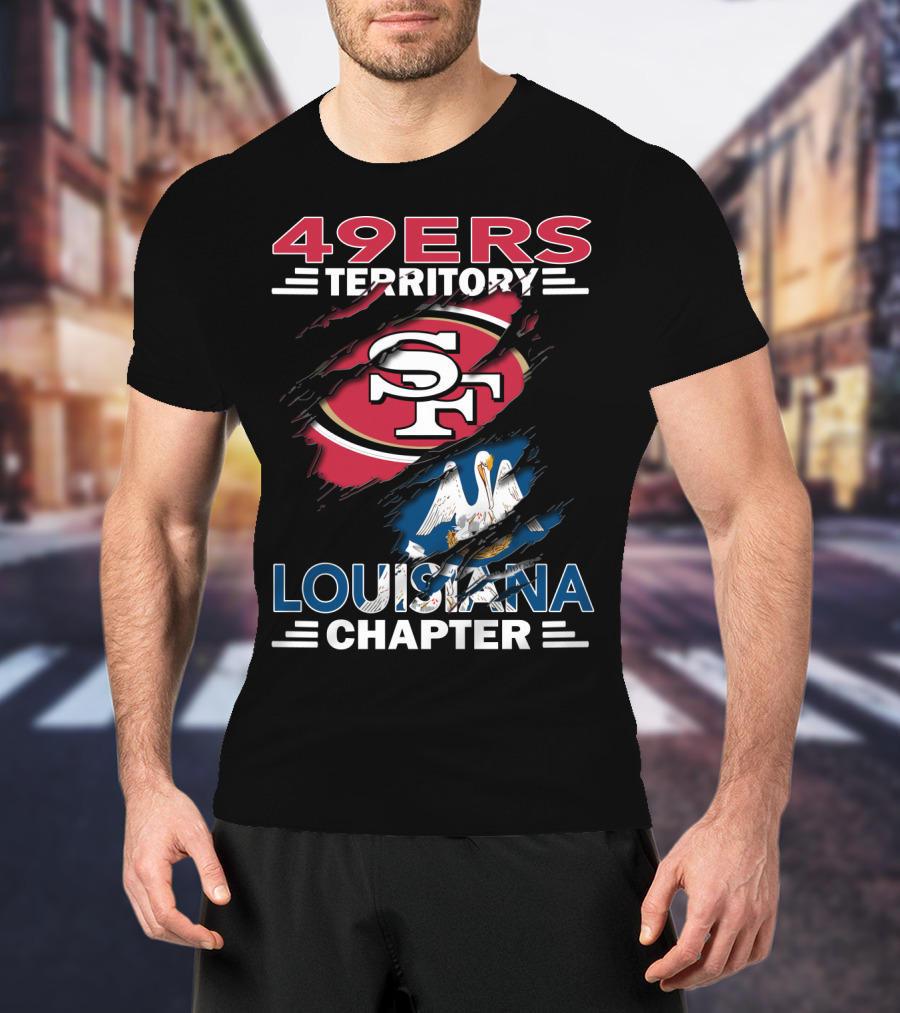 49ers Territory SF Logo Louisiana Chapter T-Shirt