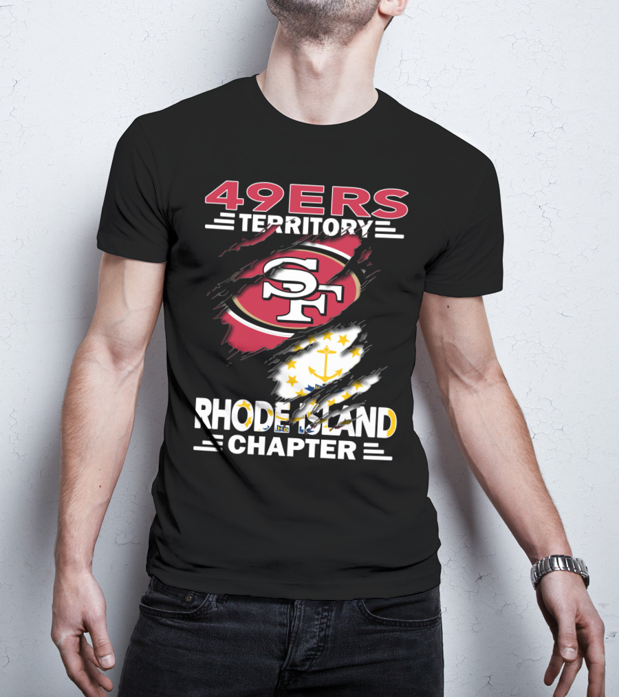 49ers Territory SF Logo Rhode Island Chapter T-Shirt