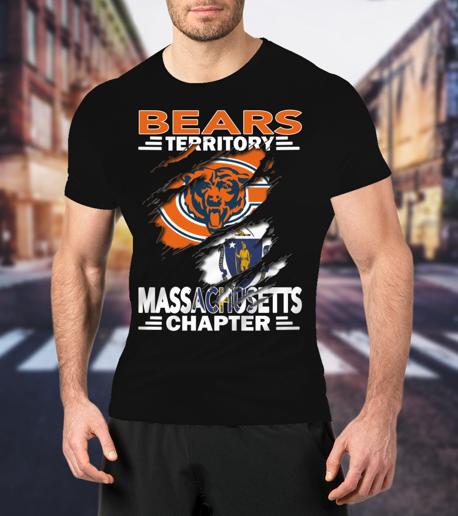 Bears Territory Massachusetts Chapter NFL Fan T-Shirt