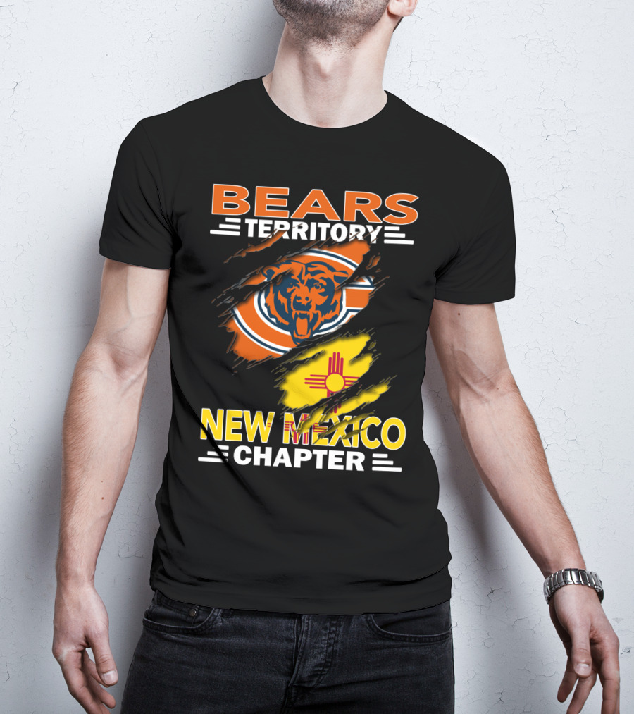 Bears Territory New Mexico Chapter Chicago Bears Logo Zia T-Shirt