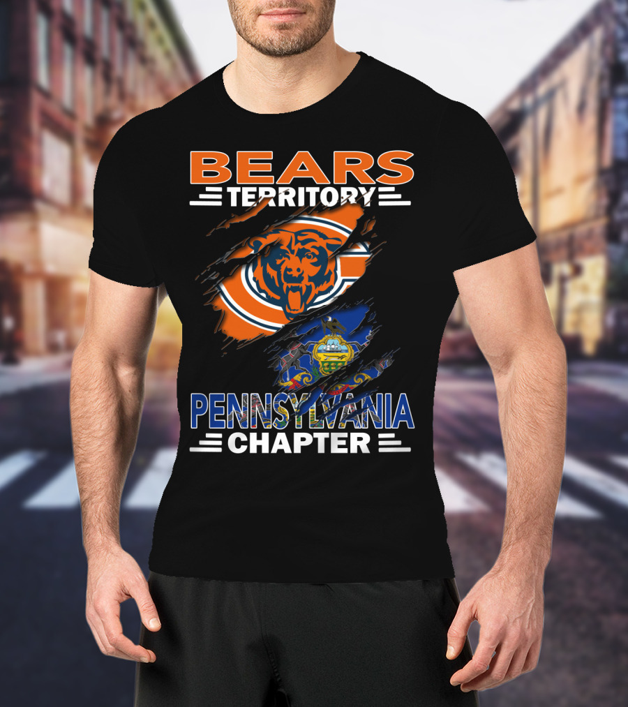 Bears Territory Pennsylvania Chapter Chicago Bears Logo Fan T-Shirt