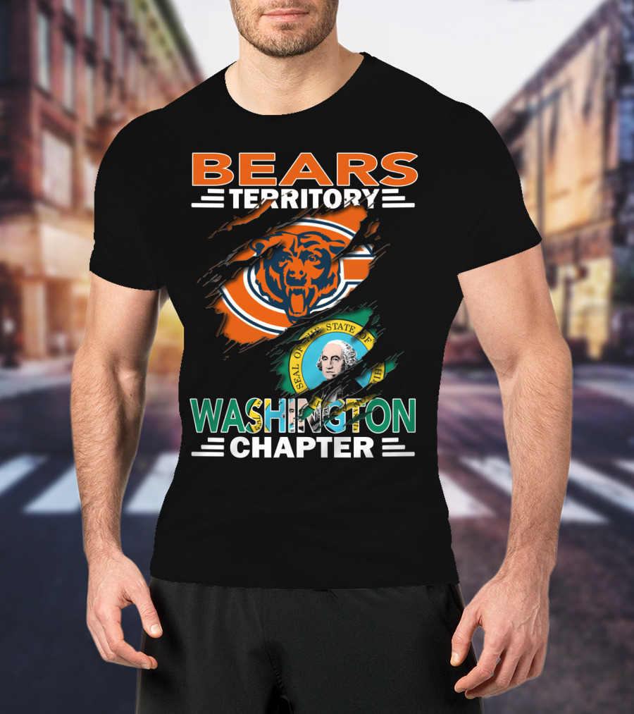 Bears Territory Washington Chapter State Seal T-Shirt