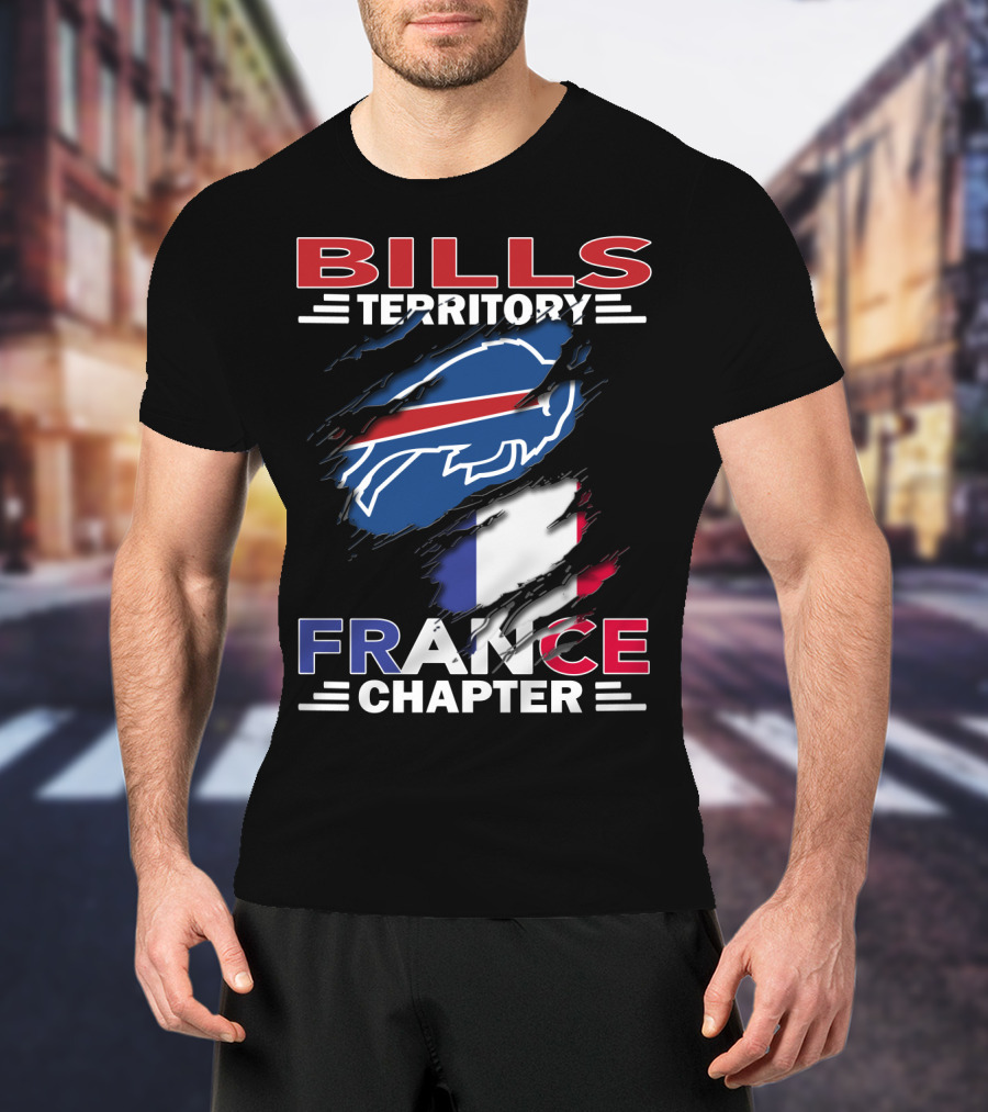 Bills Territory France Chapter Buffalo Football Fan Group T-Shirt