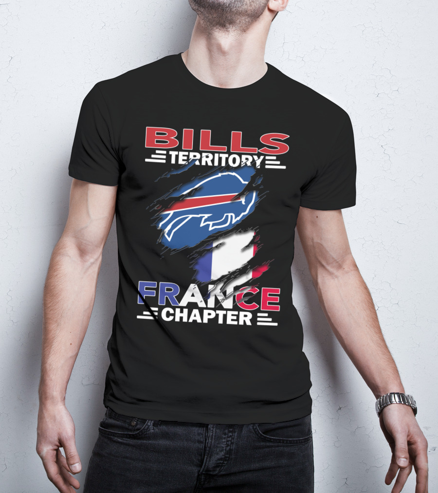 Bills Territory France Chapter Buffalo Football Fan Group T-Shirt