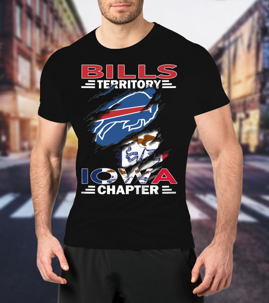 Bills Territory Iowa Chapter Buffalo Bills Fan Club T-Shirt