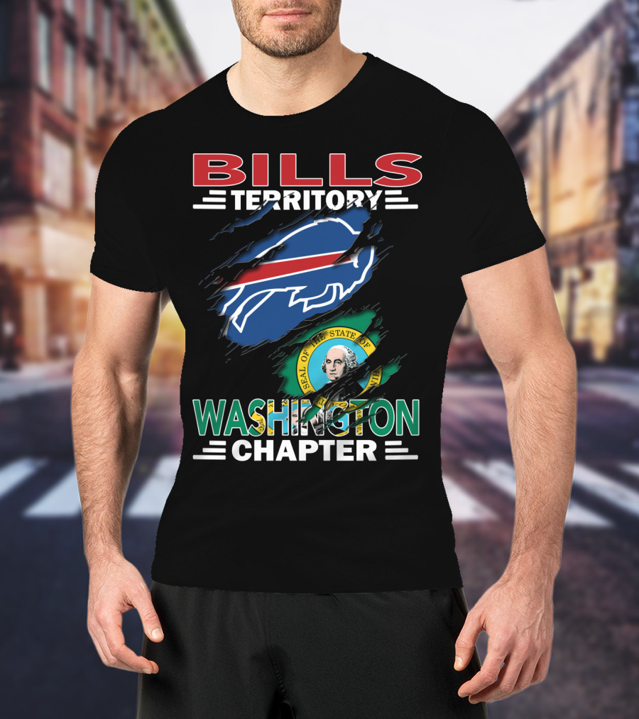 Bills Territory Washington Chapter Seal T-Shirt