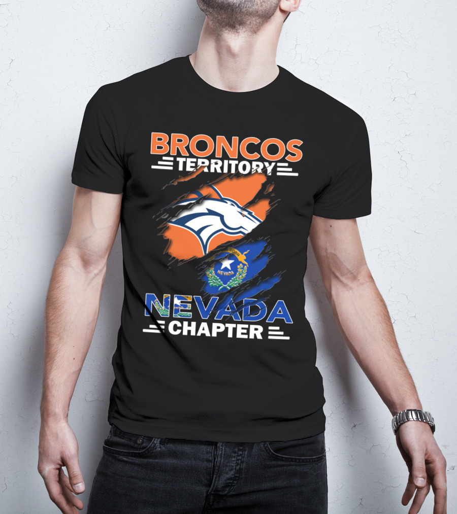 Broncos Territory Nevada Chapter Born Nevada T-Shirt