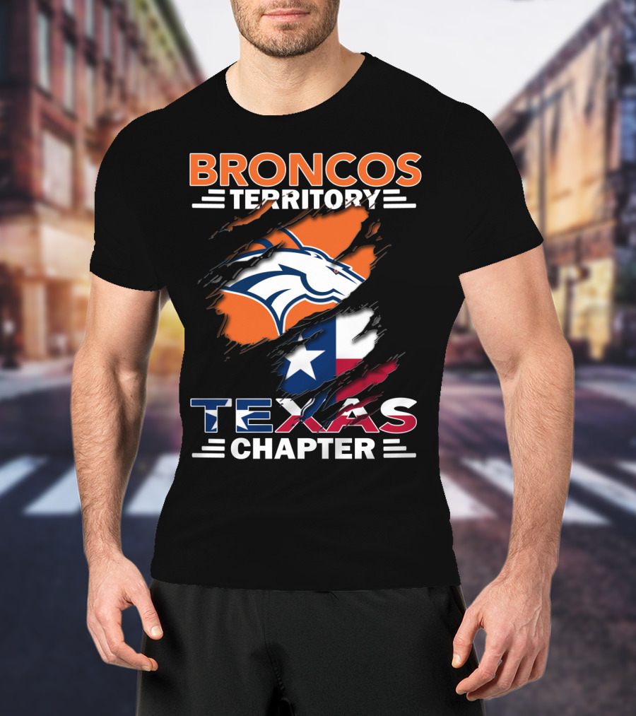 Broncos Territory Texas Chapter Lone Star T-Shirt