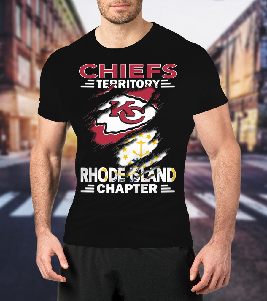 Chiefs Territory Rhode Island Chapter Kansas City Fan Club T-Shirt