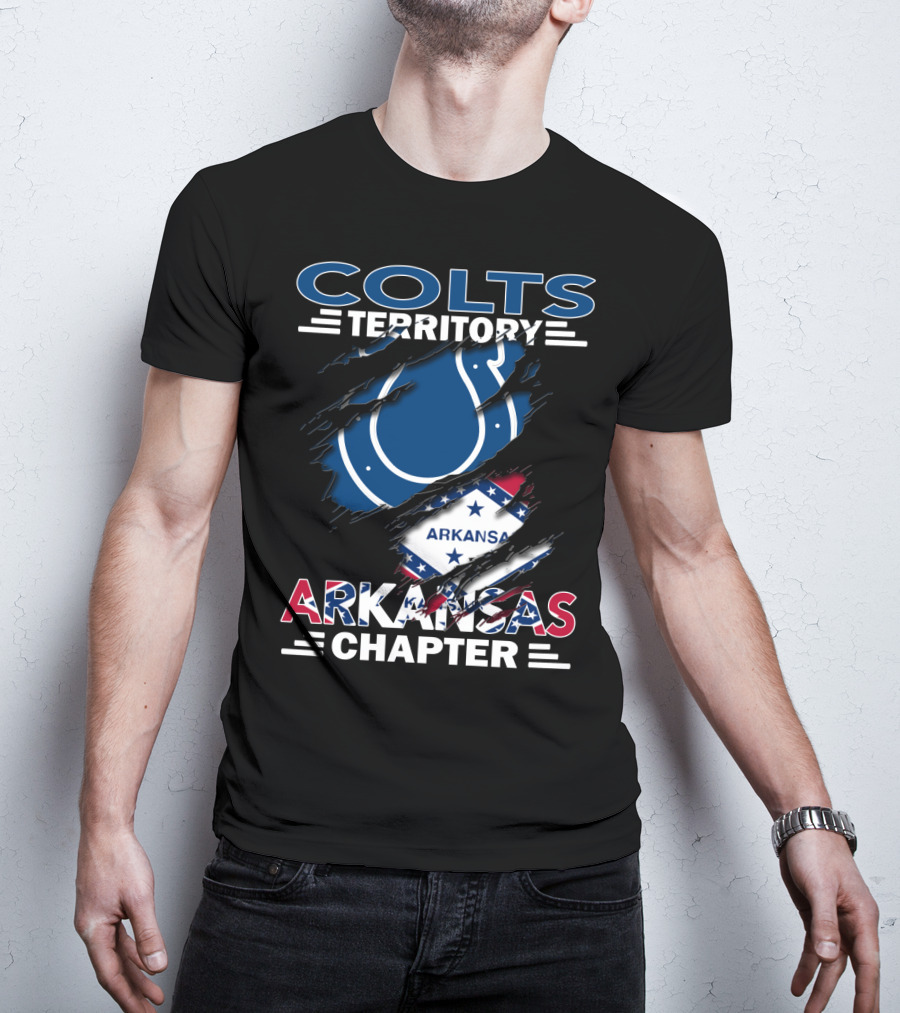 Colts Territory Arkansas Chapter NFL Supporters T-Shirt