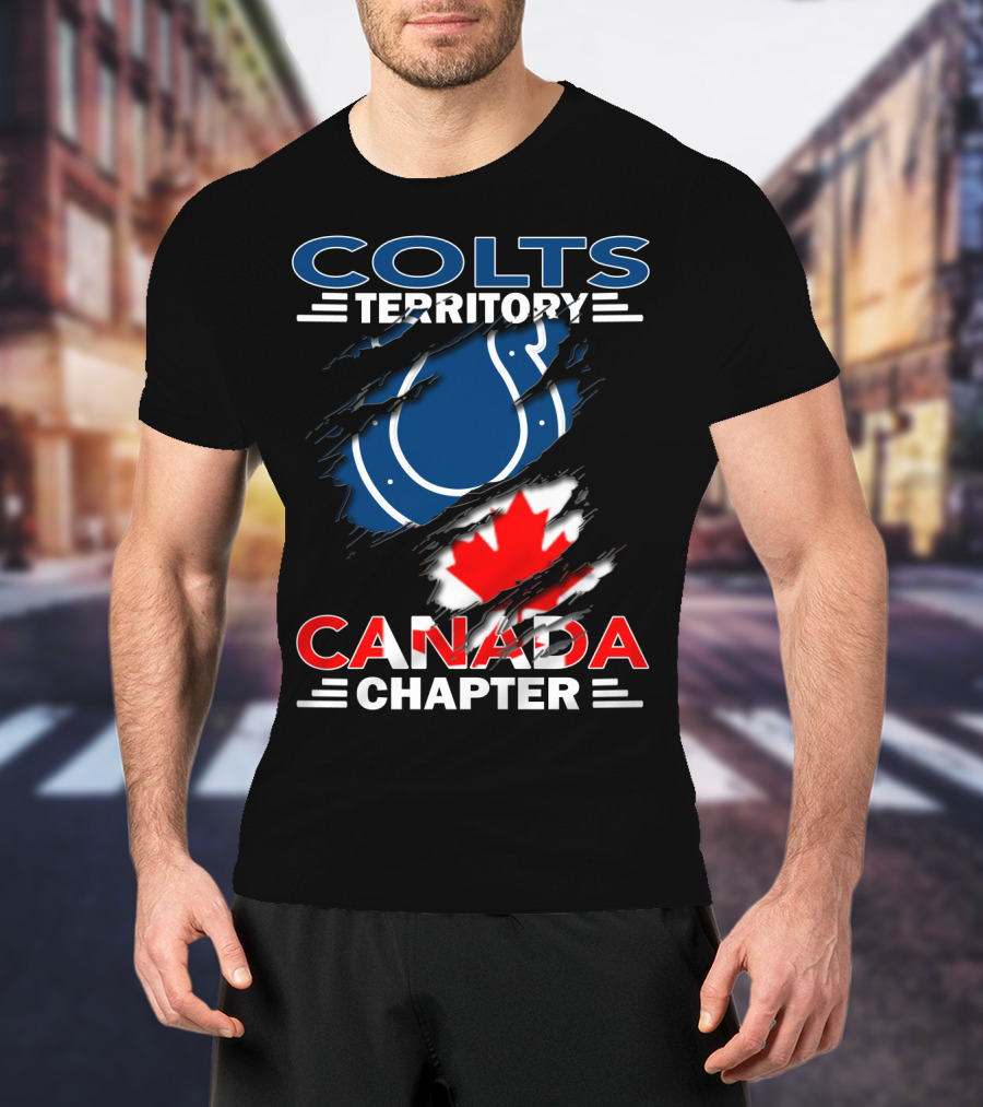 Colts Territory Canada Chapter Flag T-Shirt