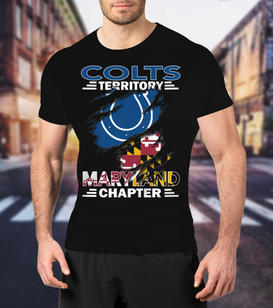 Colts Territory Maryland Chapter Maryland Flag T-Shirt